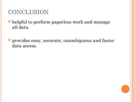 conclusion for student management system.